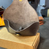 Очечник тёмно-коричневый с магнитной кнопкой